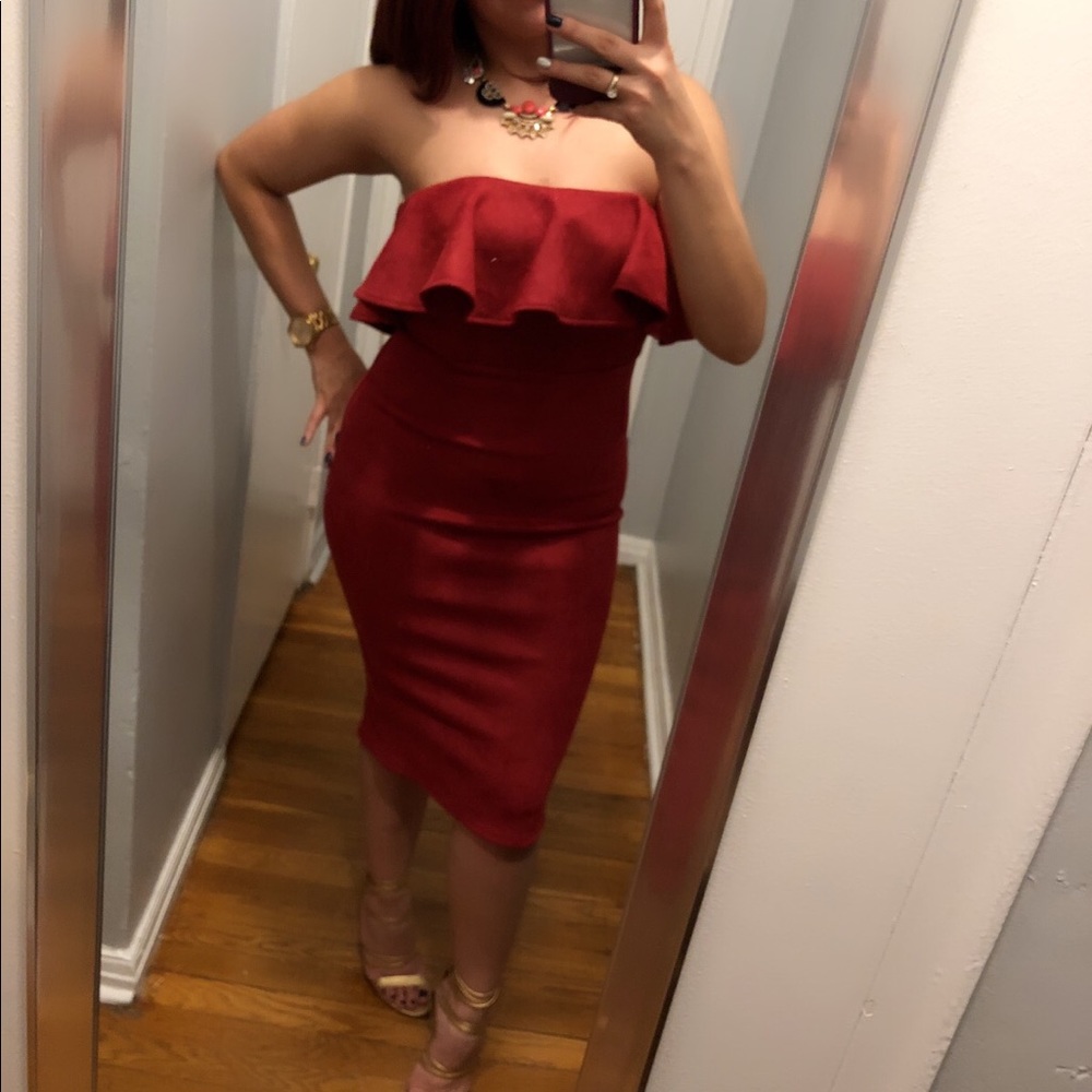 Suede Dress